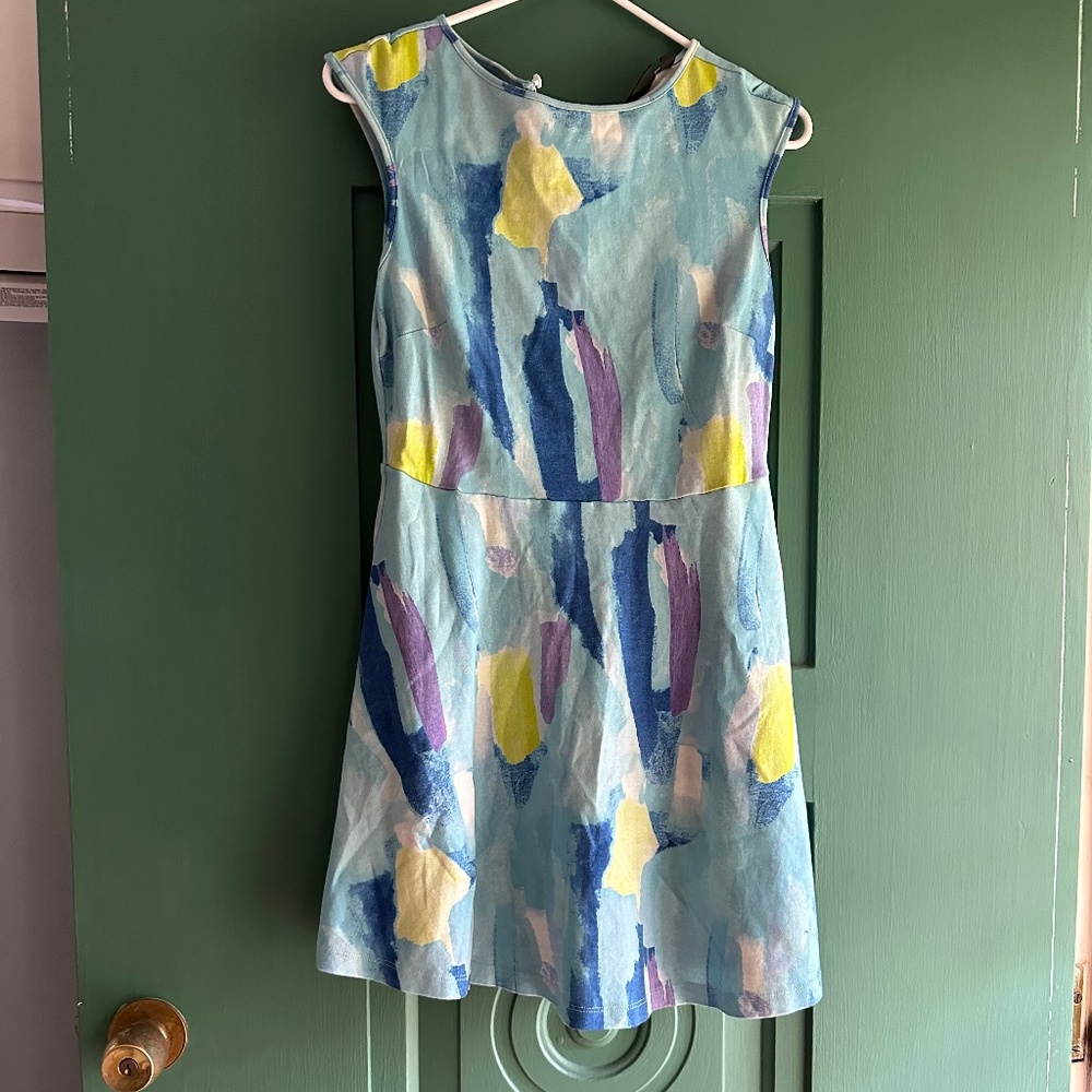 Multi colored skater dress
